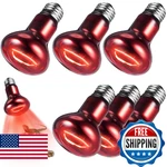Vihose 6 Pack 75 W Reptile Heat Bulbs Lamp Infrared Baski. Fixed Price $44.63.