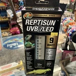Zoo Med Reptisun Uvb/led Lamp:bright, 6500K White Light Leds. Fixed Price $89.99.