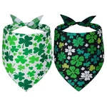 Gofshy St Patricks Day Dog Bandanas Xlarge 2PCS, Triangle Reversible Scarf Fo.... Fixed Price $11.32.