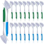 Hsei 20 Pcs Blue And Green Kitchen Scrub Dish Brush Bulk With 11 Inch Anti Sl.... Fixed Price $52.14.