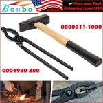 0004930-300 Blacksmiths' Tongs And Hammer 0000811-1000. Fixed Price $63.99.