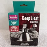 Arcadia Deep Heat Projector Bulb E26 50W For Reptiles Ir-a Ir-b. Fixed Price $29.99.