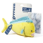 Grrreen Ocean Collection Dog Toys Sized Mandi The Mahi Jumbo, Yellow. Fixed Price $27.00.
