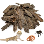 Apatal 1.5LB Reptile Cork Bark Terrarium Decor - Natural Flat Wood For Lizards. Fixed Price $47.11.