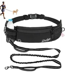 Runlight Hands Free Dog Leash Fanny Pack Waist Belt Running Walking Bungee Black. Fixed Price $19.99.