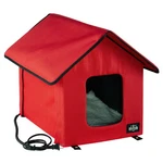 Heated Covered Cat House Shelter Electric Cord 2 Heating Pad Indoor Outdoor. Fixed Price $64.99.