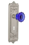 Nostalgic Warehouse 722813 Egg & Dart Plate Crystal Cobalt Glass Door Knob. Fixed Price $84.99.
