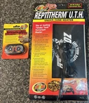 Zoo Med Reptitherm Uth Under Tank Heater 30-40 Gal & Thermometer Humidity-new. Fixed Price $30.00.