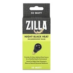 Zilla Incandescent Bulb, Night Black, Ideal For 50 Watts,. Fixed Price $13.99.
