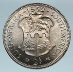 1952 South Africa Large George Shields Vintage Silver Shillings Coin I84112. Fixed Price $148.20.