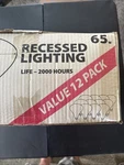 Feit 40 65W Indoor Flood Light Bulbs White Pack Of 12 Alt To Phillips Brand. Fixed Price $69.99.