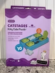 Catstages Kitty Cube Puzzle Interactive Treat Toy Skill Level Intermediate 2. Fixed Price $7.99.