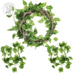 Canlierr 4 Pcs Reptile Vines, Flexible Bendable Jungle Climbing Terrarium,. Fixed Price $13.32.