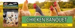 Zoo Med Chicken Banquet Mineral Block Backyard Laying Hens Calcium Supplement. Fixed Price $8.99.