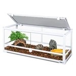 Oiibo Full Glass Long Tank Reptile Terrarium 20 Gallon, Front Opening Terrari.... Fixed Price $250.79.