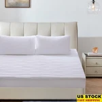 Waterproof Cotton Mattress Pad Hypoallergenic Quilted Soft Breathable Protection. Fixed Price $50.09.