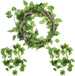 Canlierr 4 Pcs Reptile Vines, Flexible Bendable Jungle Climbing Terrarium,. Fixed Price $12.98.