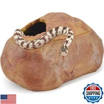 Antidious Snake Cave For Gecko Shedding, Natural Rock Look Hideout, Rept. Fixed Price $43.99.