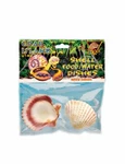 T-rex Hermit Crab Accessory Food & Water Shell Dish 2 Pack. Fixed Price $7.99.