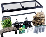 Tetra Aquatic Turtle Deluxe Kit 20 Gallons, Aquarium W/ Filter And Heating Lamps. Fixed Price $174.90.