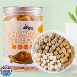 LOVES4PETS Turtle Food 3 In 1 Natural Freeze-dried Meat Chicken, Duck Mix. Fixed Price $27.99.