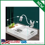 Turtle Tank Aquarium, Terrapin Lake With Water Pump For Pet Reptile. Fixed Price $51.99.
