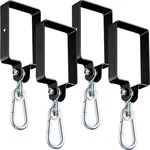Dunzy 4 Pcs Metal Swing Set Accessories Includes Snap Hooks Brackets Attachme.... Fixed Price $48.84.