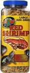 Zoo Med Large Sun-dried Red Shrimp Tropical Fish Aquatic Turtles 5 Oz 6 Pack. Fixed Price $71.88.