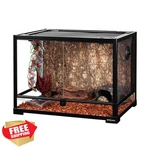 Zoo 34 Gal Reptile Glass Tank 24X18X18 Front Opening. Fixed Price $209.99.