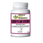 Organic Pet Systems Life's Itch Dog Allergy & Respiratory Support - 90CT. Fixed Price $38.95.