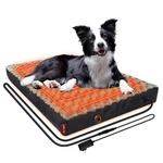 Heatfox Upgraded Heated Dog Bed, 12V 24W Safe Voltage Arthritis Orthopedic Do.... Fixed Price $132.69.