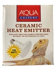 Nib Aqua Culture Ceramic Heat Emitter For Reptiles And Amphibians, 100 Watts. Fixed Price $14.99.
