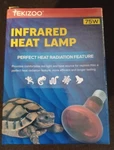 Tekizoo Infrared Heat Bulb, 75W, 100W Reptiles, Baby Chicks. Fixed Price $9.99.