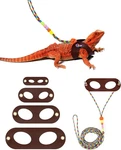 Likzinwa Bearded Dragon Lizard Leash HARNESS,4 Size Pack Adjustable Small Animal. Fixed Price $14.81.