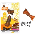 Nylabone Flavor Frenzy Meatloaf & Gravy Strong Rubber Medium Dog Chew Toy New. Fixed Price $9.99.