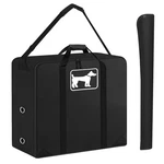 Siruiton Dog Playpen Storage Bag - 40"H, 8 Panels, 9 Stakes, Heavy Duty 600D. Fixed Price $62.74.