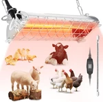 400W Lamp For 30 Chicks, 9.84FT Cord Ul Passed Brooder Heating Plate & Carb. Fixed Price $62.97.