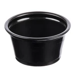 .75OZ Black Disposable Reptile Lizard Food Water Cups Dishes Magnatural Gecko.... Fixed Price $6.00.