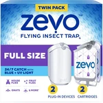 Zevo 2 Flying Insect Traps & Refill Devices Cartridges, White. Fixed Price $57.86.