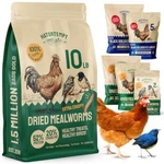 Hatortempt Bulk Dried Mealworms 10 Lbs Non-gmo For Assorted Sizes. Fixed Price $53.73.