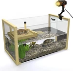 Turtle Aquarium Kit - Aquatic Tank With Filter And Light + Basking. Fixed Price $96.96.