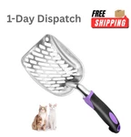 Apidgrowth Metal Cat Litter Scoop Long Handle Mesh Shovel For Box Purple. Fixed Price $13.54.