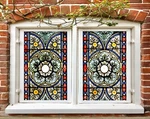 3D Art Petals O2336 Window Film Print Sticker Cling Stained Glass Uv Block Fa. Fixed Price $20.52.
