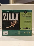 New Zilla Deluxe Lizzard Gecko Tropical Habitat Accessory Kit. Fixed Price $35.31.