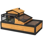 3-ROOM Wooden Tortoise House Indoor Habitat Enclosure Large Outdoor Reptile Cage. Fixed Price $149.99.