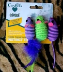 Ourpets 3 Twined Mice Cat Toy New!. Fixed Price $8.90.
