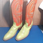 Womens Cowboy Boots Anderson Bean, Lime Green, Tangerine Emb SIZE:6 Item: S3084. Fixed Price $282.00.