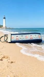 Nautical Wristlet Keychain Lighthouse & Anchor Fob Coastal. Fixed Price $7.95.