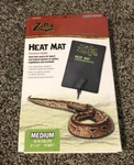 Zilla Heat Mat Medium 30-40GAL 16WATT (8X12IN) Reptile Pad Pet. Fixed Price $20.00.