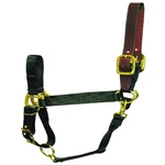 Hamilton 1-INCH Nylon Adjustable Horse Halter Leather Head Poll And Throat Snap. Fixed Price $109.21.